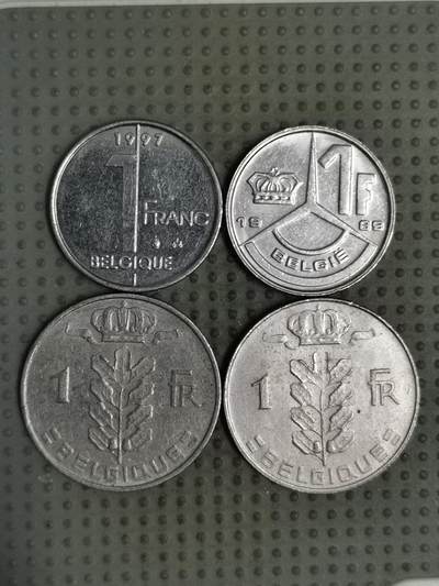 2025年第129场各国散币拍卖（总第129场） - 比利时1法郎4枚