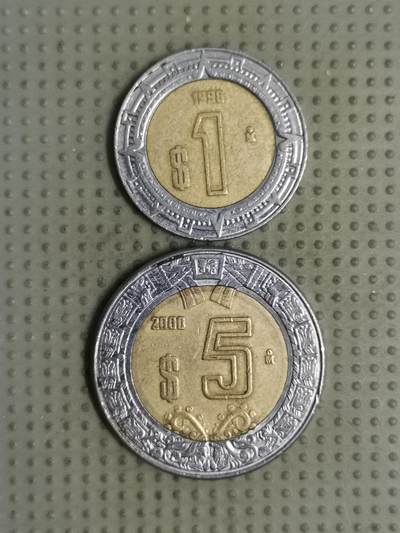 2025年第127场各国散币拍卖（总第127场） - 墨西哥双色币2枚