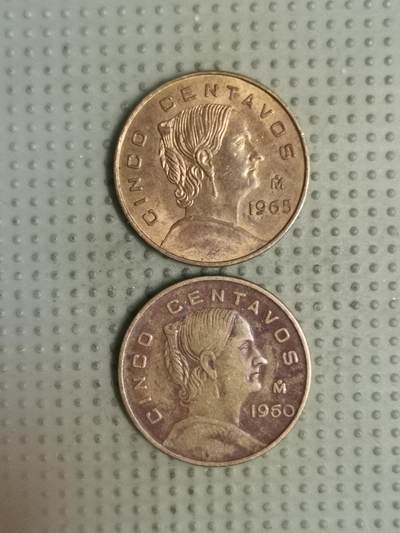 2025年第127场各国散币拍卖（总第127场） - 墨西哥5分2枚