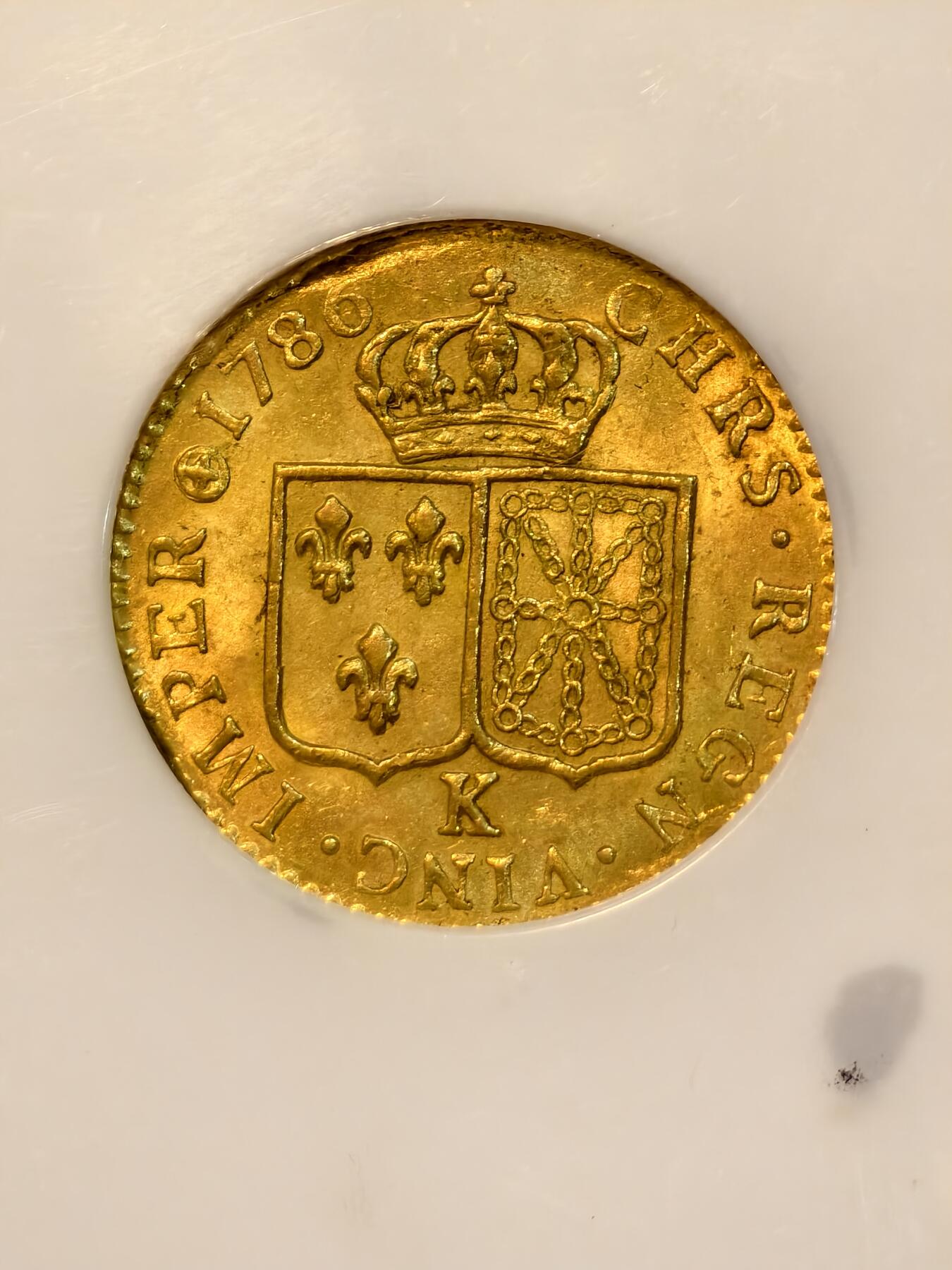 NGC-AU58法国1786年路易十六一路易金币