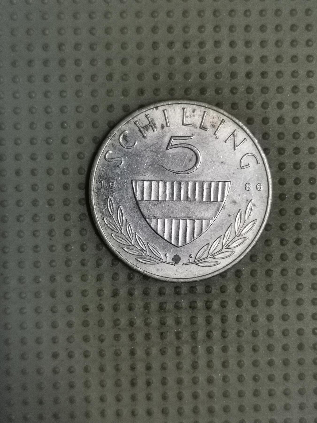 2025年第129场各国散币拍卖（总第129场） 奥地利1986年5先令