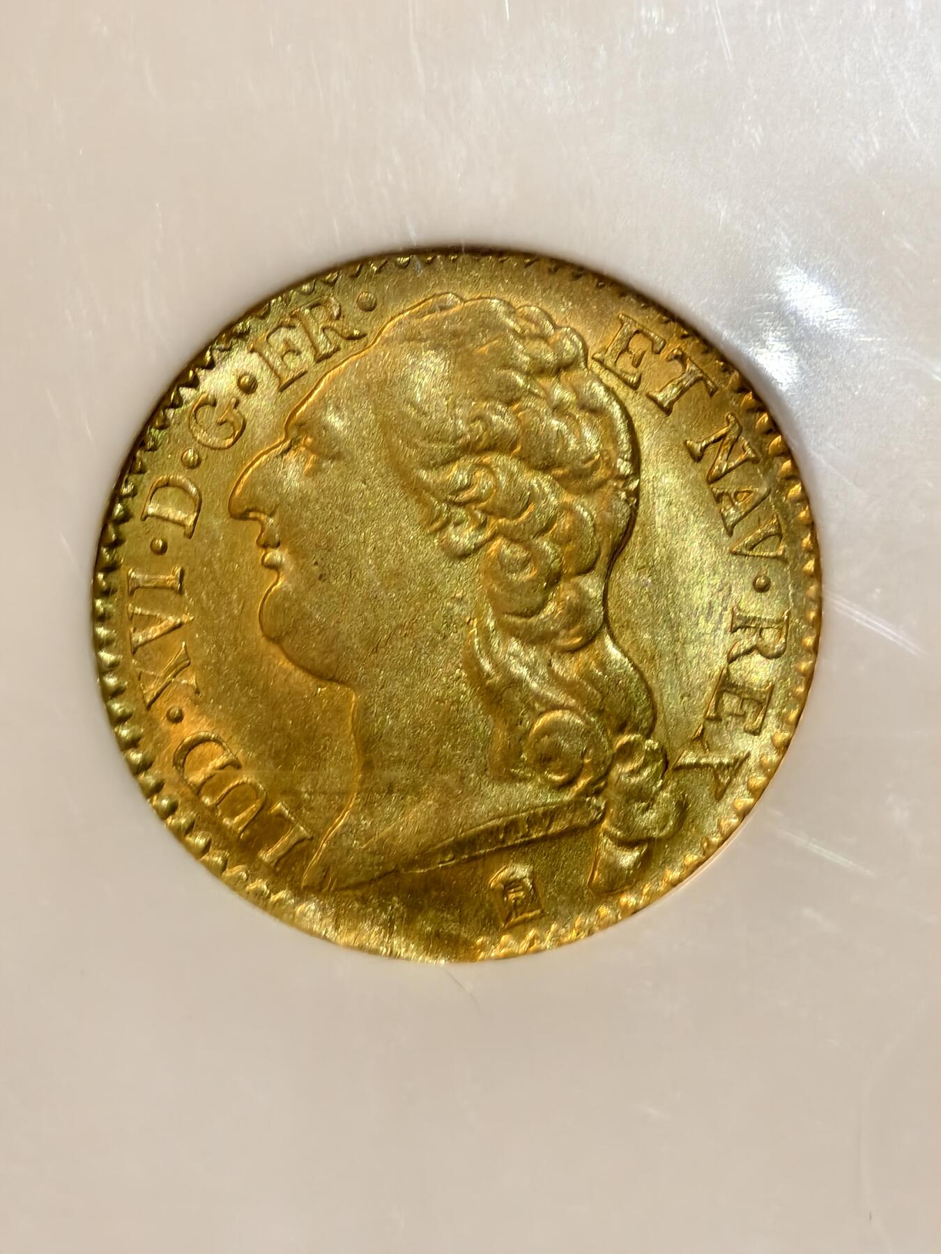 NGC-AU58法国1786年路易十六一路易金币