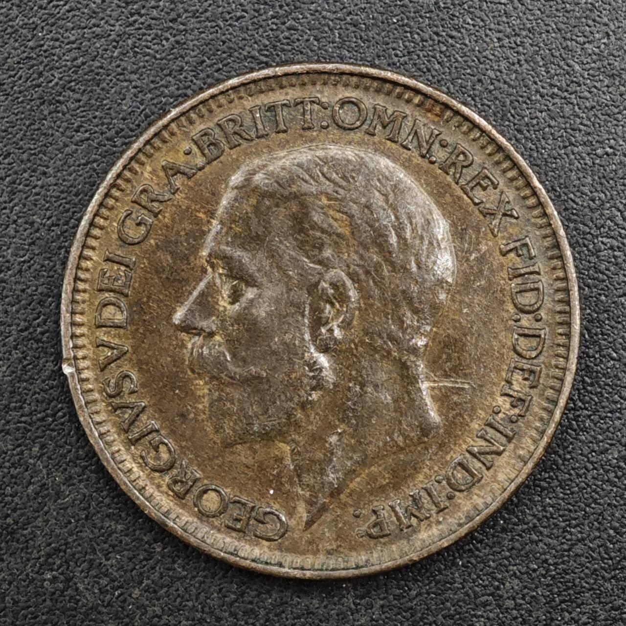 【淘币小摊】实时拍第八百一十七拍   散币场   满百包邮可预留二周 每周一统一发货   英国1926年乔治五世法新铜币