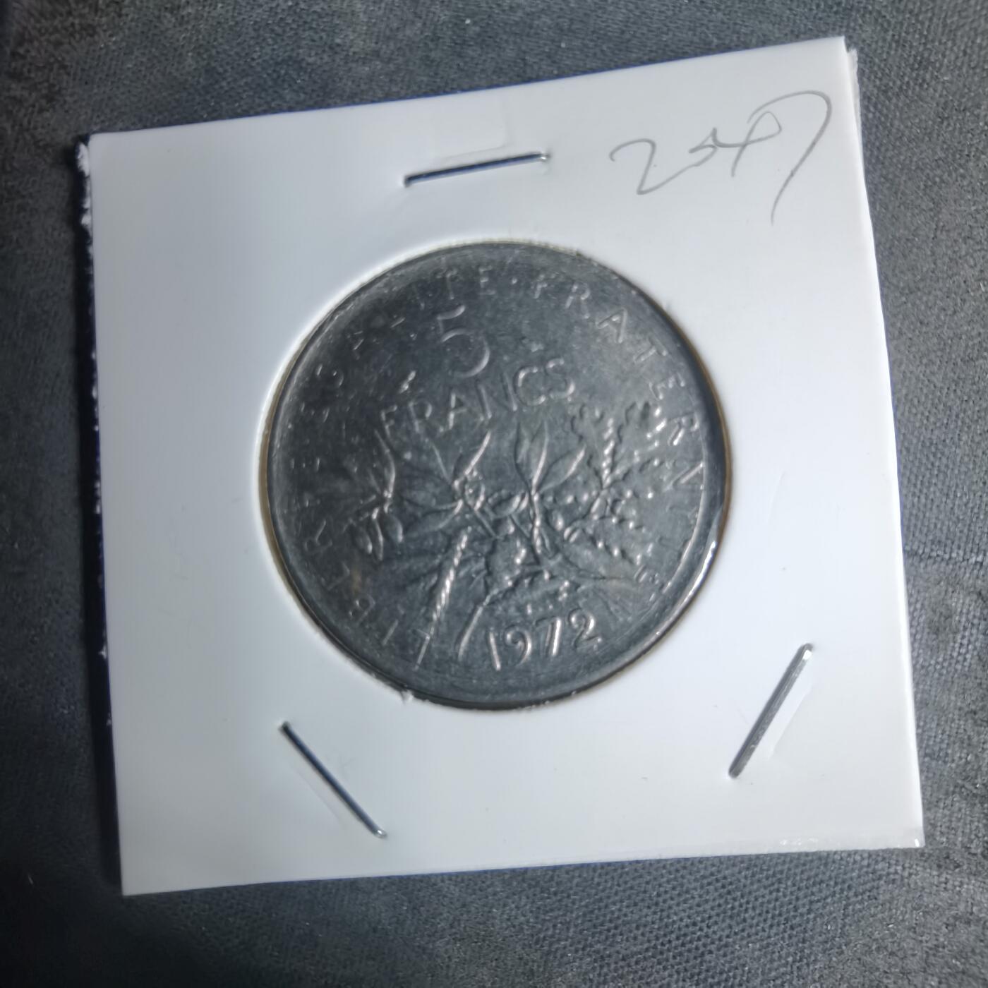 沼泽如烟--第920场 法国1972年5法郎