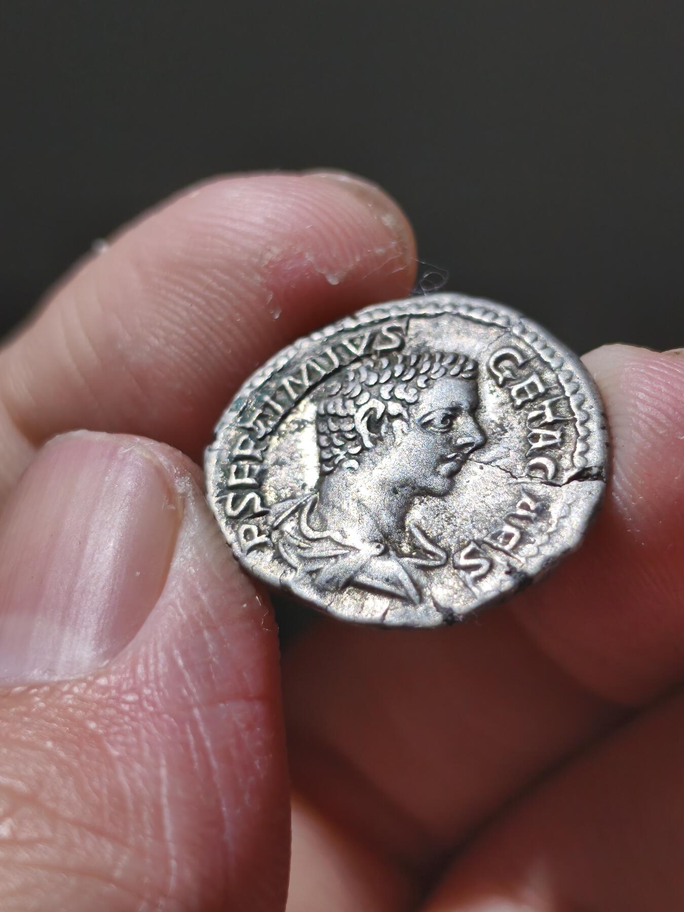 星盘世界钱币十二月六日古典币专场 古罗马赛维鲁王朝银币 老七盖塔 凯撒版