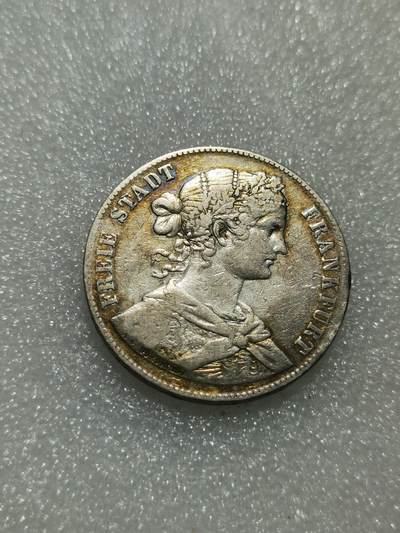 天下钱庄专场欢迎参拍 - 法兰克福少女1泰勒银币