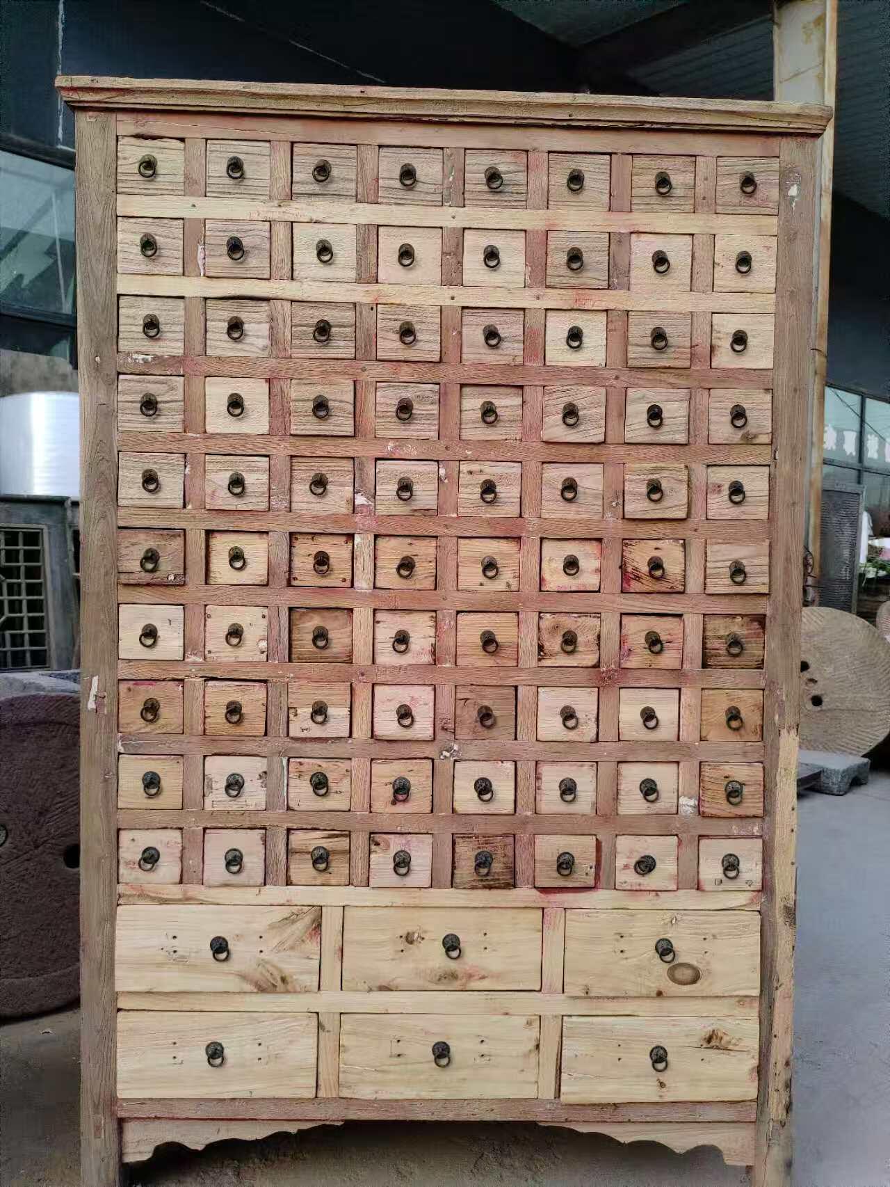 全品原木色中药柜，入手可用。