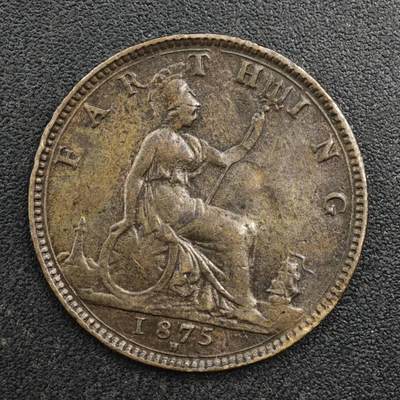 【淘币小摊】实时拍第八百一十七拍   散币场   满百包邮可预留二周 每周一统一发货   - 英国1875年维多利亚法新铜币