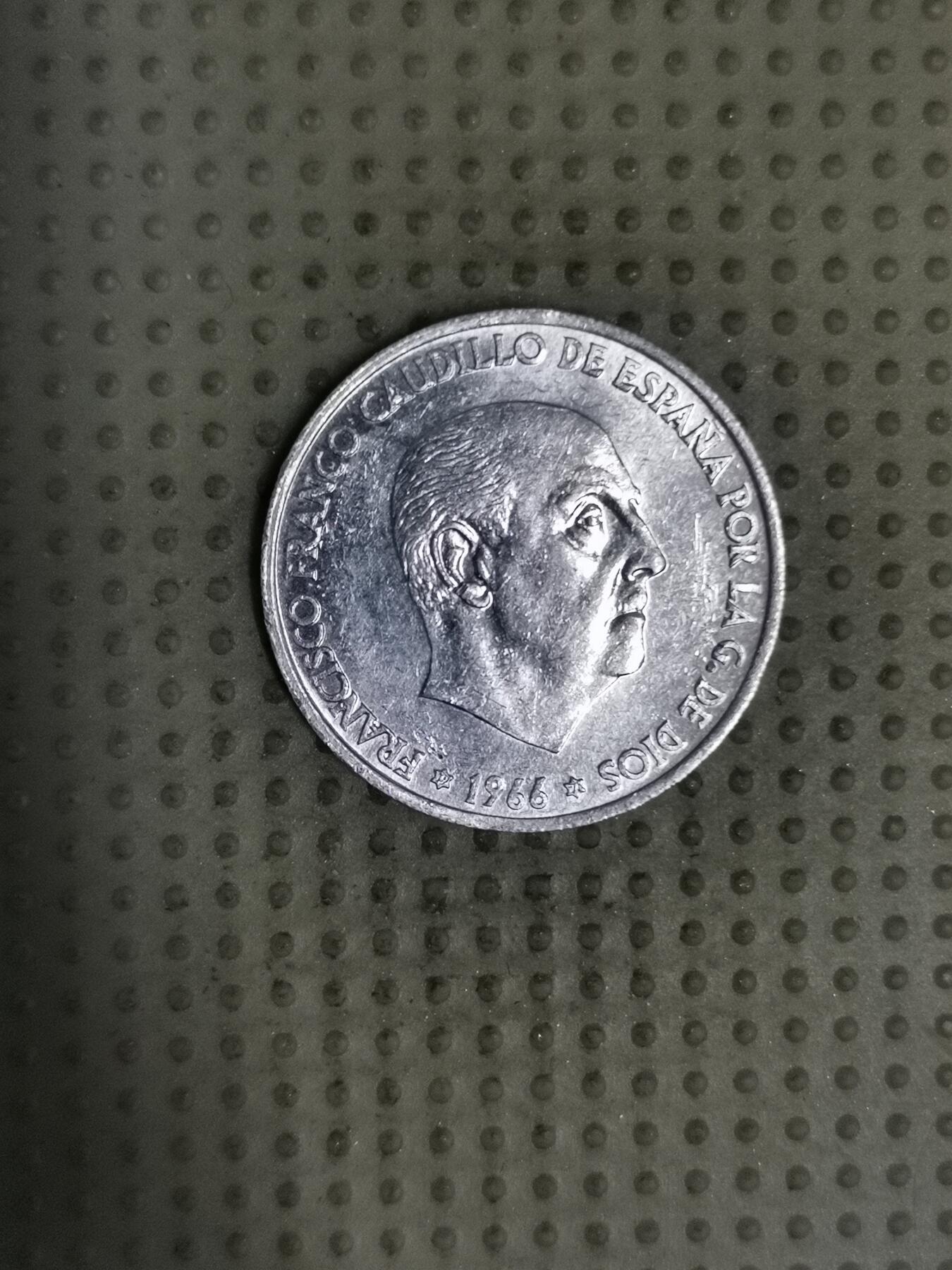 2025年第131场各国散币拍卖（总第131场） 西班牙1966年版50分