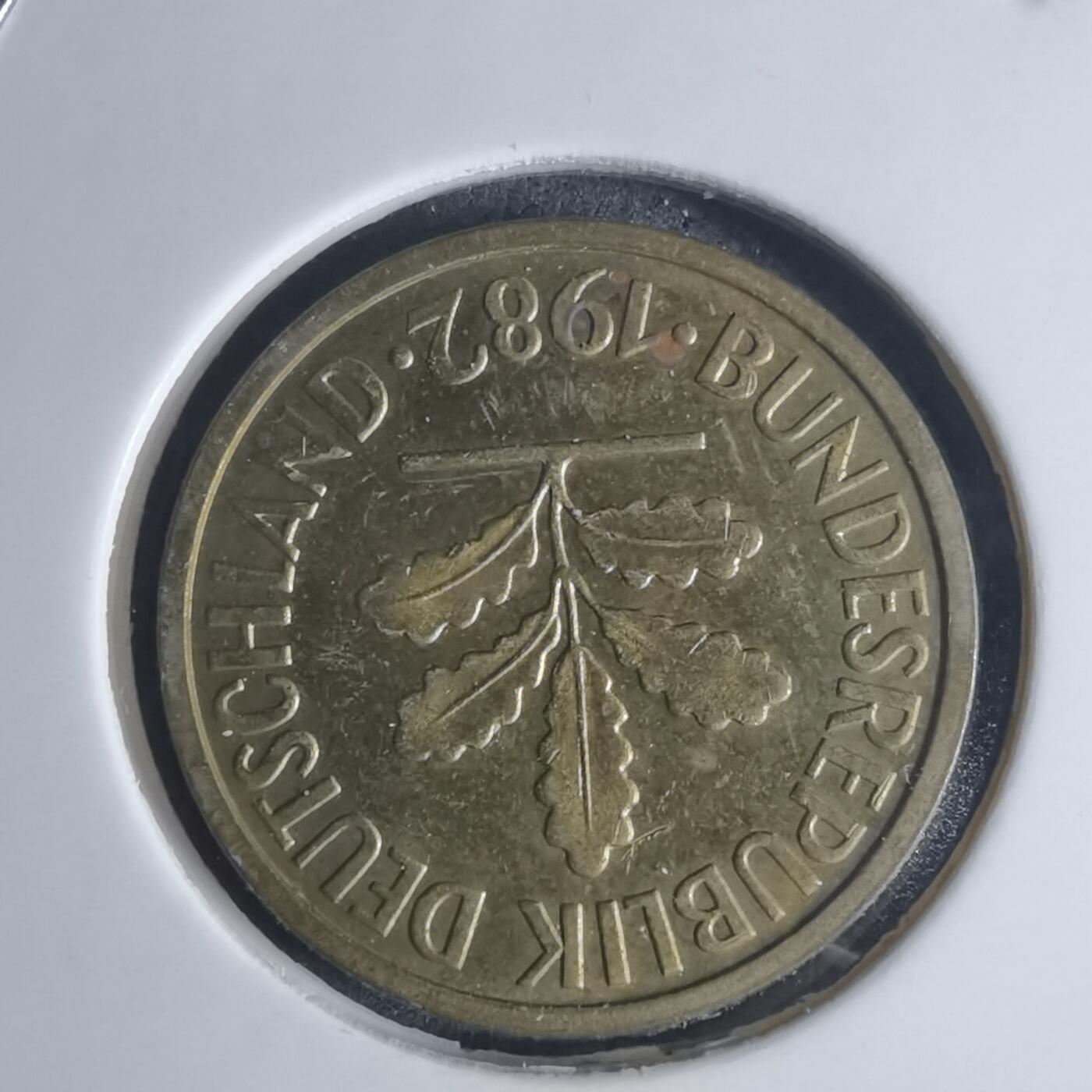 沼泽如烟--第920场 德国1982年5芬尼