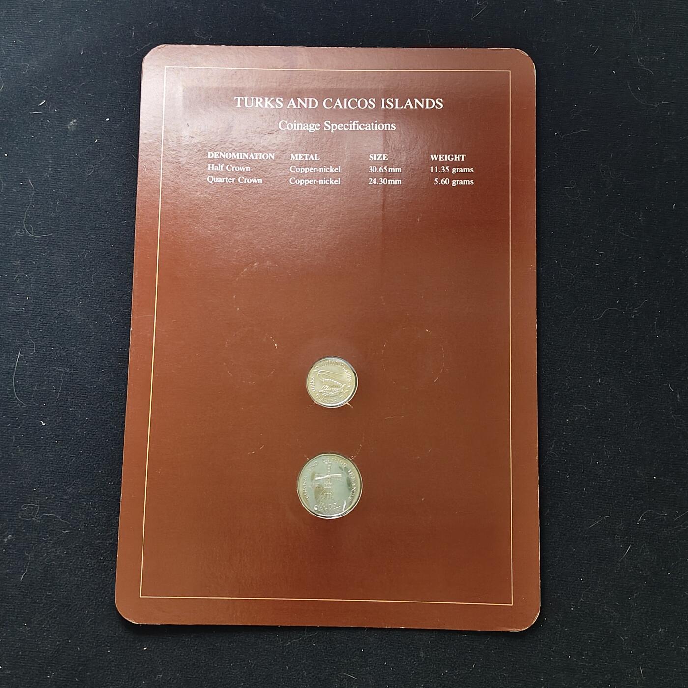 【全场包邮】纯粹捡漏拍482场（免费代拍第19场）-币封+套装+富兰克林（注意佣金） 【富兰克林·世界各国硬币系列邮币卡】特克斯和凯克斯群岛+富兰克林说明书一批