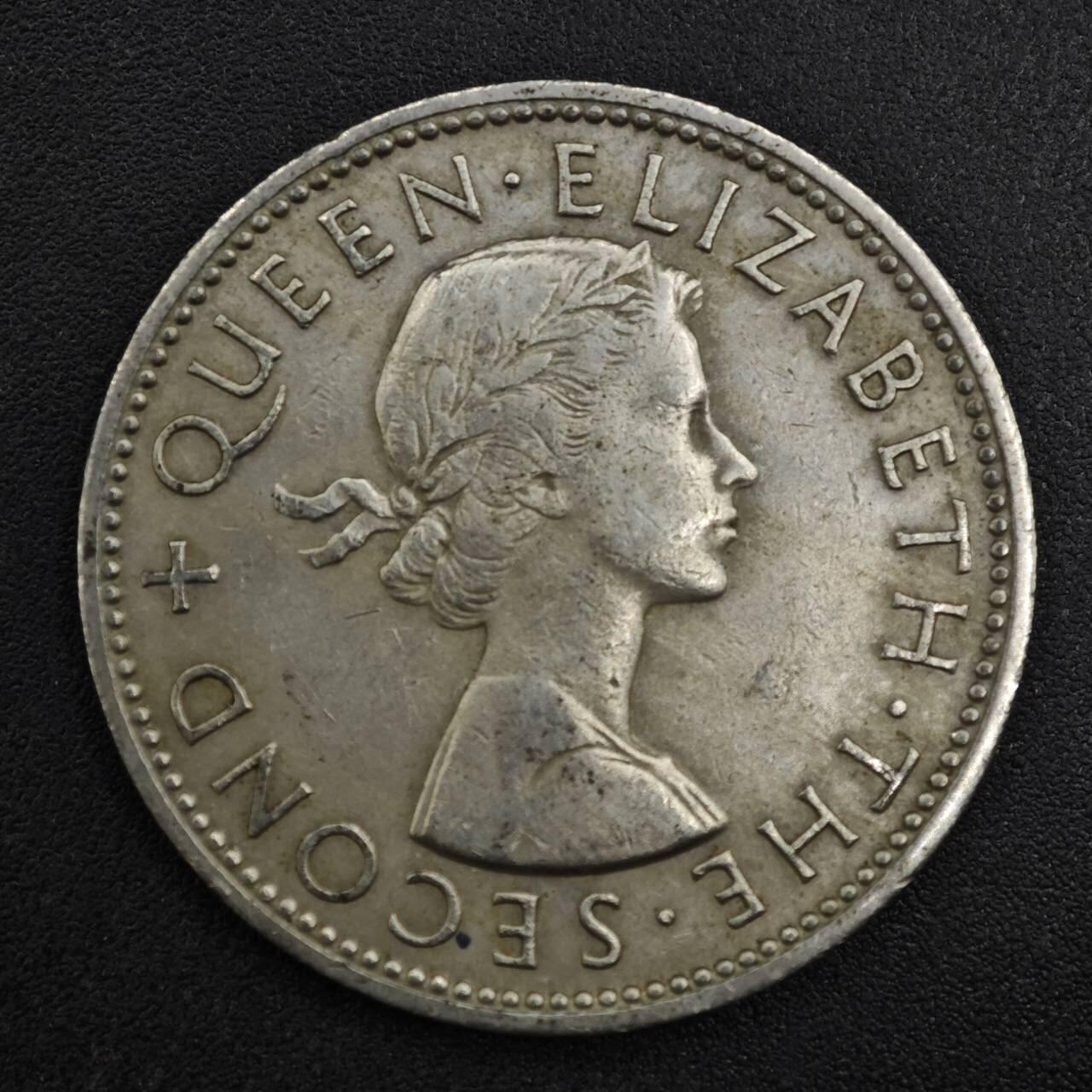 【淘币小摊】实时拍第八百一十七拍   散币场   满百包邮可预留二周 每周一统一发货   新西兰1961年弗洛林镍币