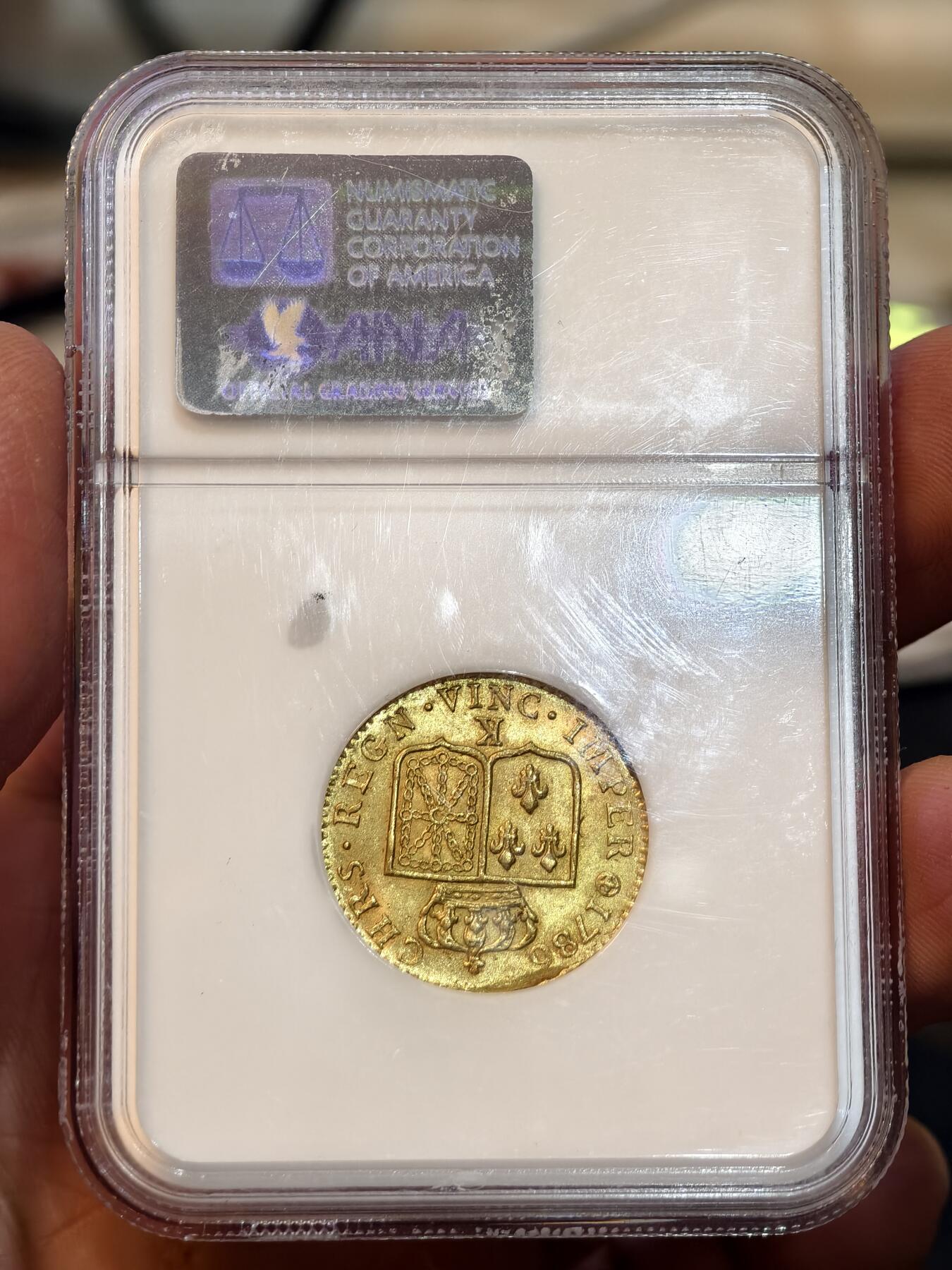 NGC-AU58法国1786年路易十六一路易金币