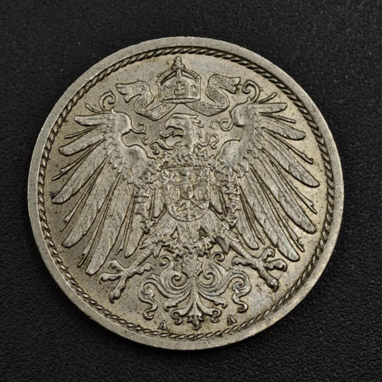 【淘币小摊】实时拍第八百一十七拍   散币场   满百包邮可预留二周 每周一统一发货   德国1911年10芬妮镍币