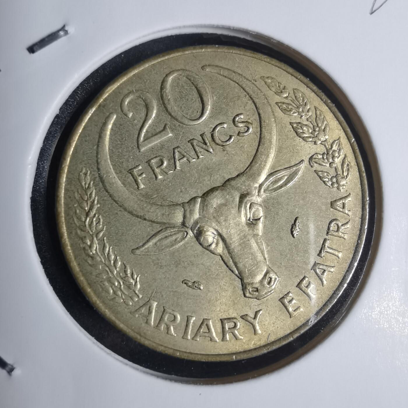 沼泽如烟--第920场 马达加斯加1978年20法郎