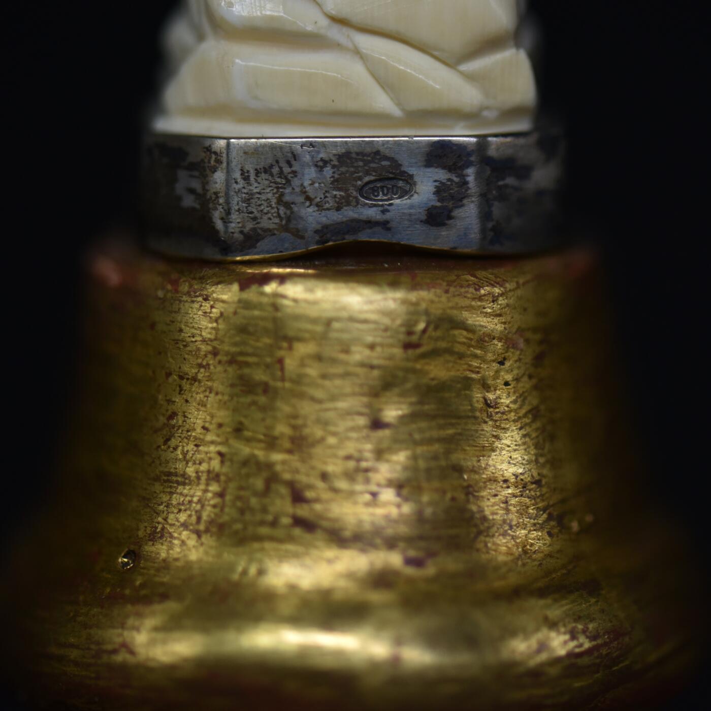 【良泉】【2025年最后一场】12月18日晚19.30点开拍！188组【直播场】西方古代钱币、丝路杂项、印章！ 【圣诞快乐！】19世纪【法国】卢尔德圣母显灵像【微雕精品圣像】细节极佳！“高级材质”带原漆金木座