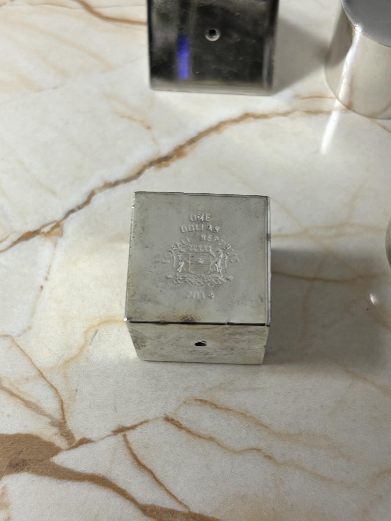 第184期拍卖 获奖索马里2014年数学纪念3D三维几何体硬币5枚套，世界最美25种钱币排名，铜镍镀银