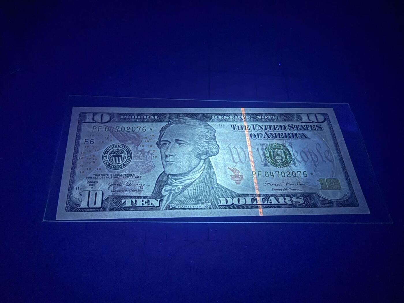 【炜奕收藏】，第五十二期 2017年美国10美元，UNC品相，补号