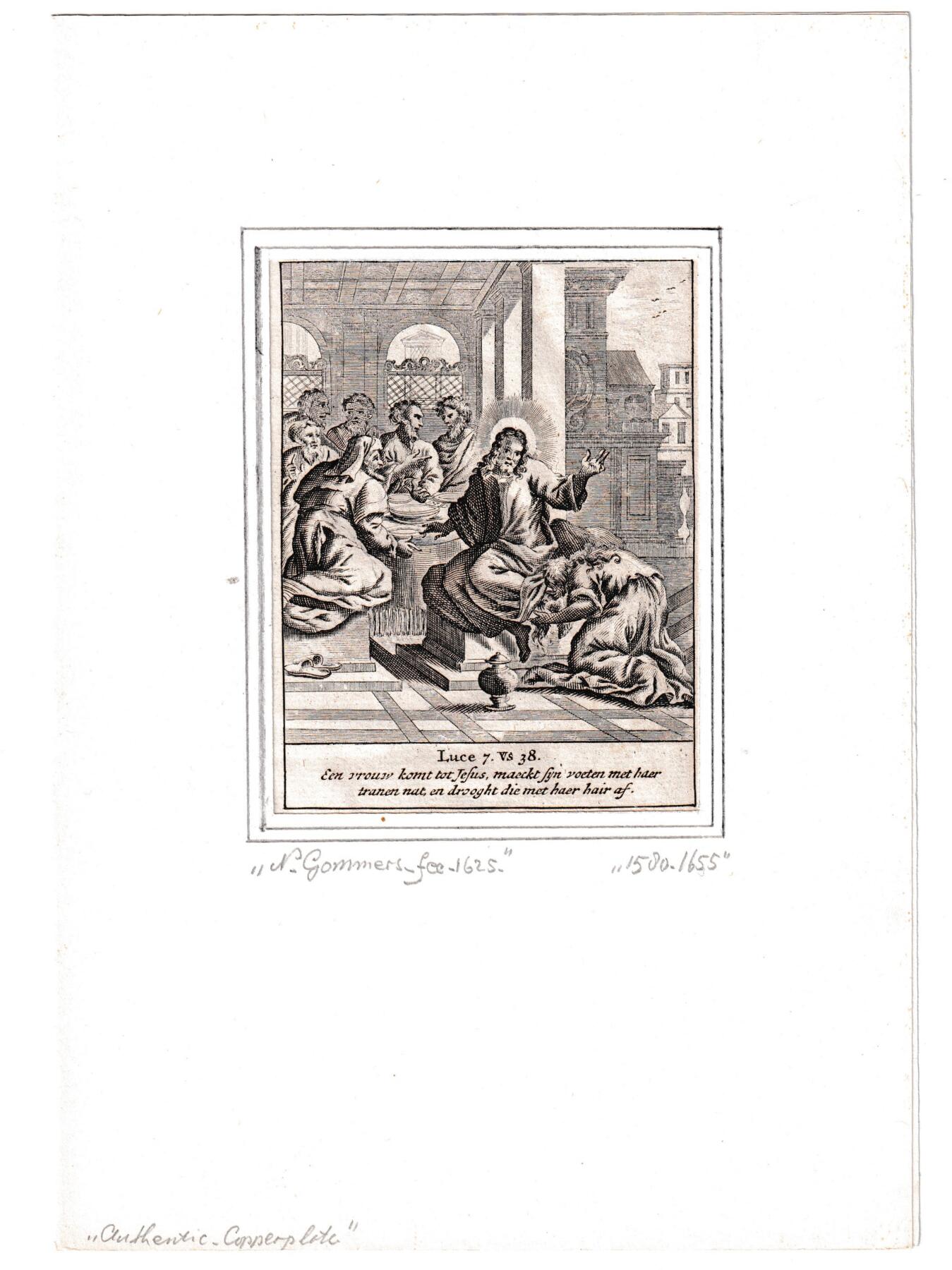 【良泉】【2025年最后一场】12月18日晚19.30点开拍！188组【直播场】西方古代钱币、丝路杂项、印章！ 【圣诞快乐！】1580-1655年《圣经》题材版画一幅，为荷兰版画大师N.Gommers雕版印刷。