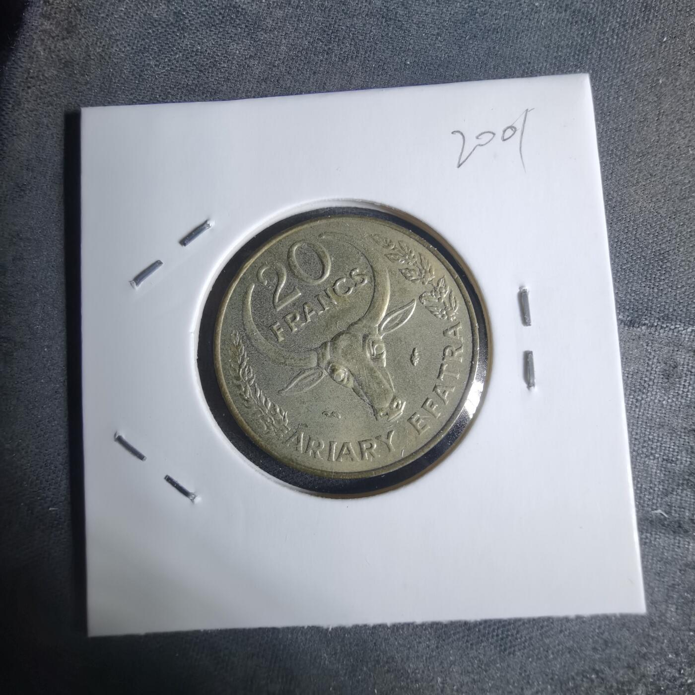 沼泽如烟--第920场 马达加斯加1978年20法郎