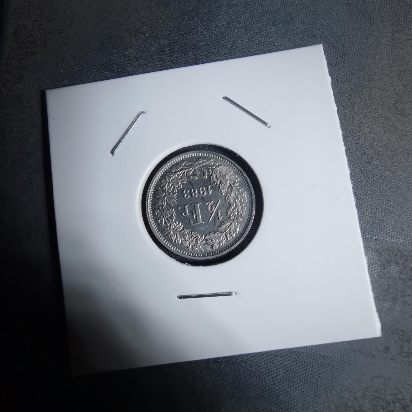 沼泽如烟--第920场 瑞士1983年半法郎