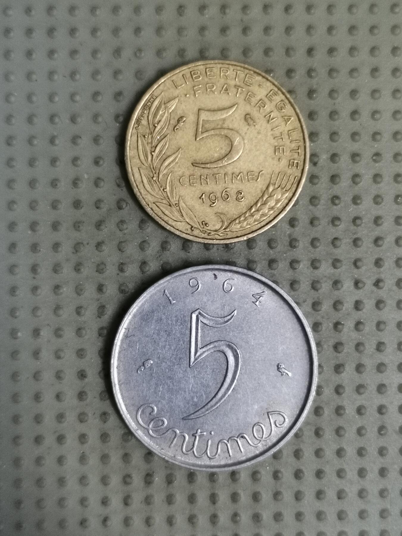 2025年第131场各国散币拍卖（总第131场） 法国5生丁2枚