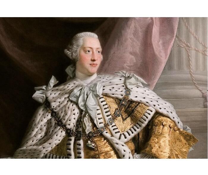 英国1798年 乔治三世+海神高浮雕精制大铜章 40MM厚4MM