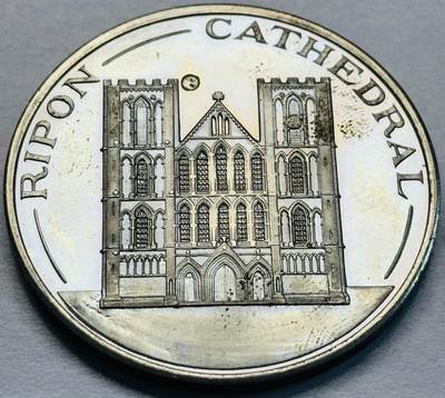 文馨钱币收藏第 283 场，【大雪鉴珍，寒英缀金】金银纪念币精品场，诚邀您的参与【长期接代拍品】 - 英国里彭大教堂纪念章