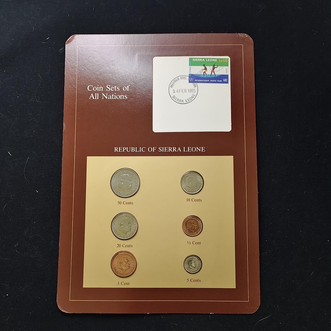 【全场包邮】纯粹捡漏拍482场（免费代拍第19场）-币封+套装+富兰克林（注意佣金） 【富兰克林·世界各国硬币系列邮币卡】塞拉利昂共和国+马来西亚联邦