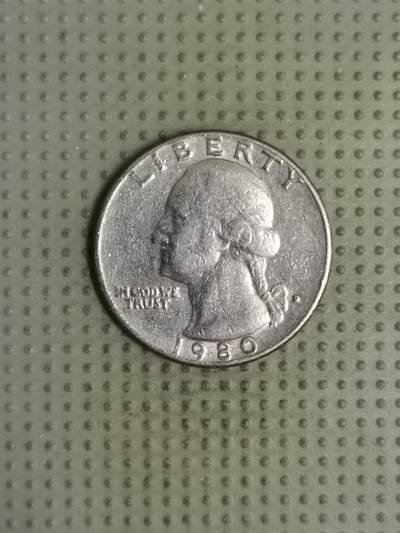 2025年第127场各国散币拍卖（总第127场） - 美国1980年25美分