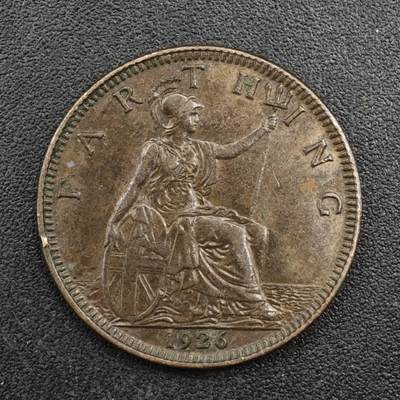 【淘币小摊】实时拍第八百一十七拍   散币场   满百包邮可预留二周 每周一统一发货   - 英国1926年乔治五世法新铜币