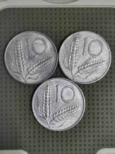 2025年第129场各国散币拍卖（总第129场） - 意大利10法郎3枚