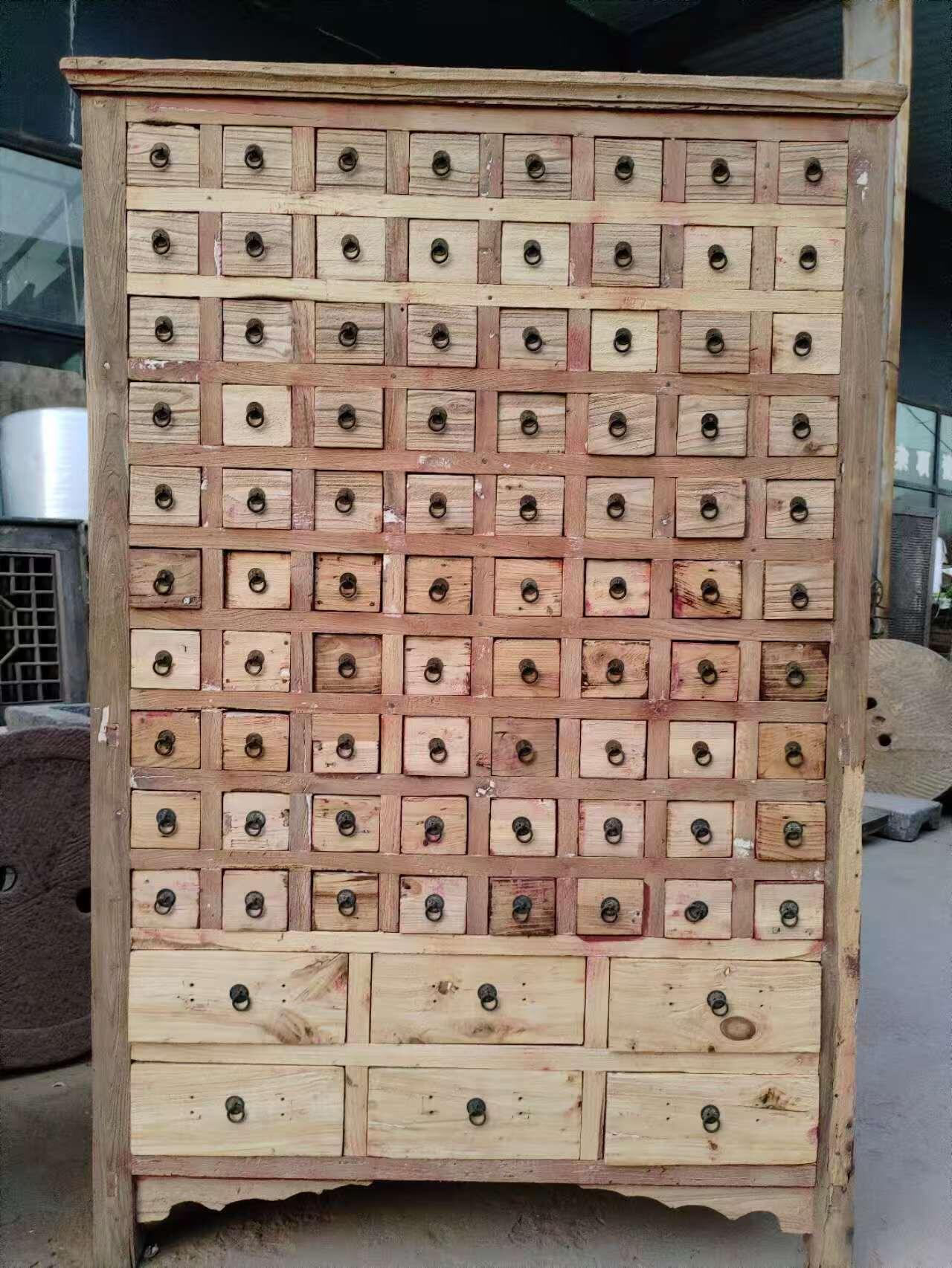 全品原木色中药柜，入手可用。