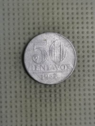 2025年第127场各国散币拍卖（总第127场） - 巴西1957年50分