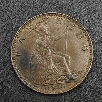 【淘币小摊】实时拍第八百一十七拍   散币场   满百包邮可预留二周 每周一统一发货   - 英国1935年乔治五世法新铜币