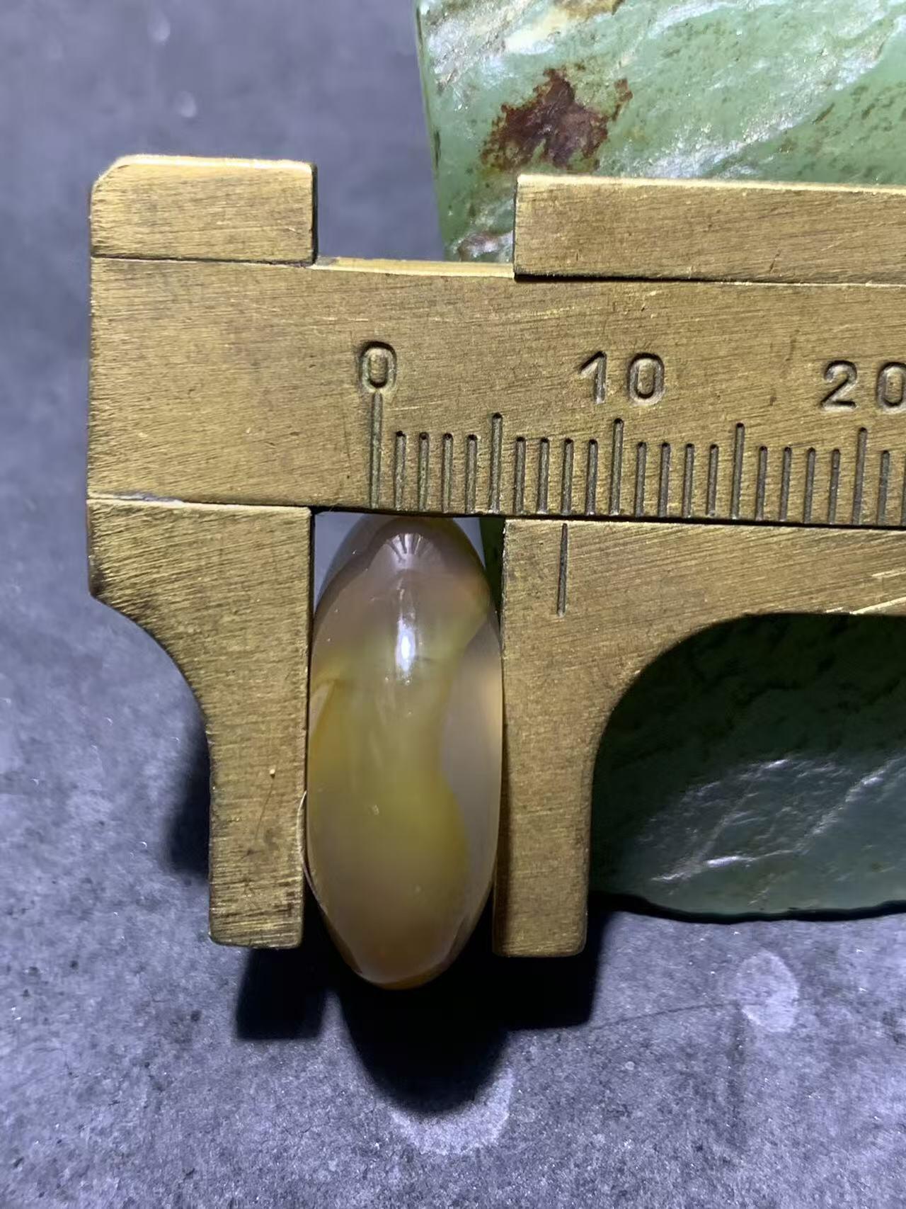 精美高润度冻料飘鸡油黄蒙料战国红玛瑙平安扣一个！