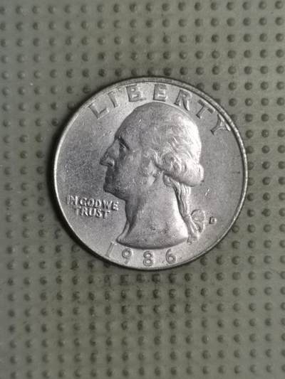 2025年第127场各国散币拍卖（总第127场） - 美国1986年25美分