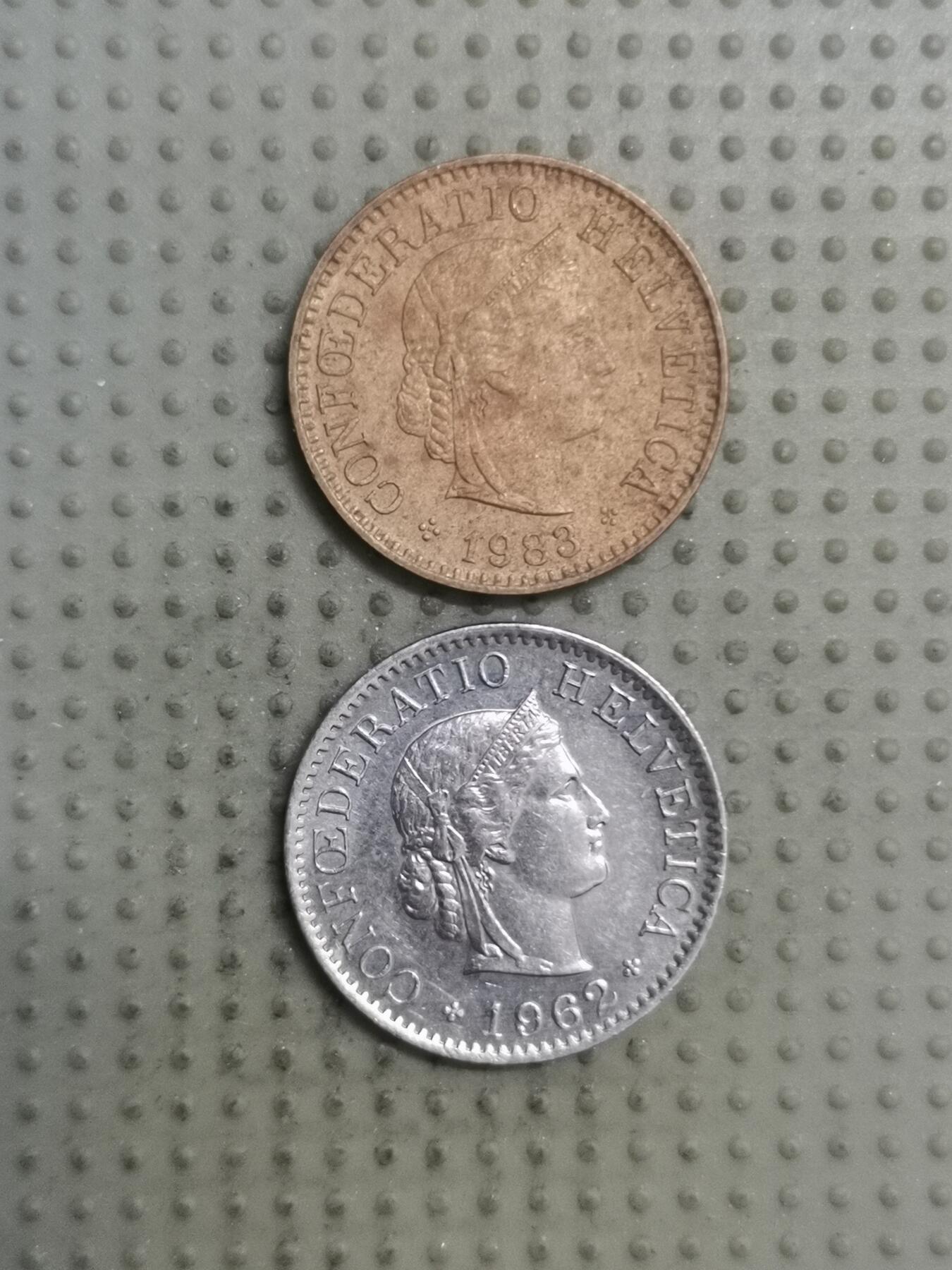 2025年第129场各国散币拍卖（总第129场） 瑞士5生丁2枚