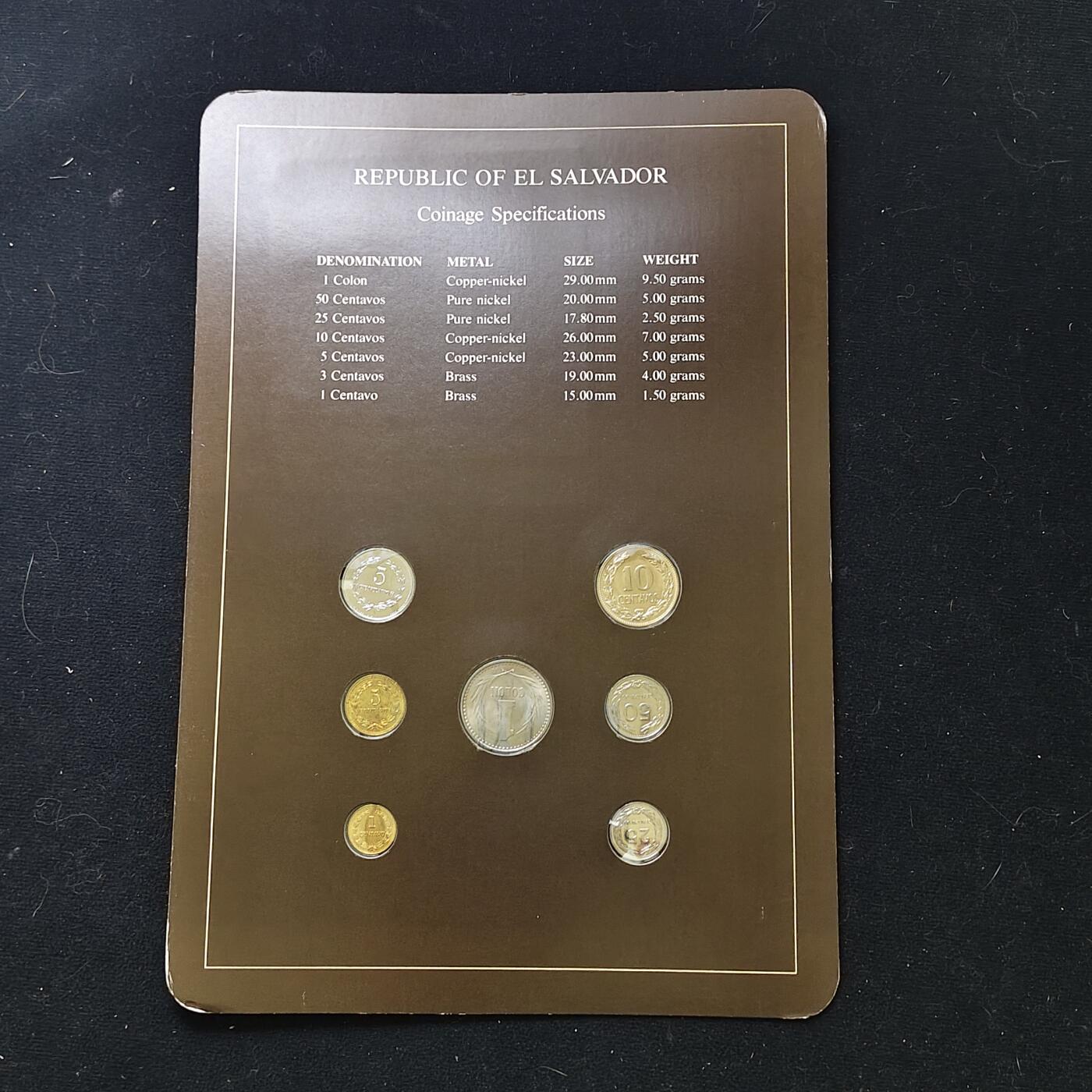 【全场包邮】纯粹捡漏拍482场（免费代拍第19场）-币封+套装+富兰克林（注意佣金） 【富兰克林·世界各国硬币系列邮币卡】卢森堡大公国+萨尔瓦多共和国