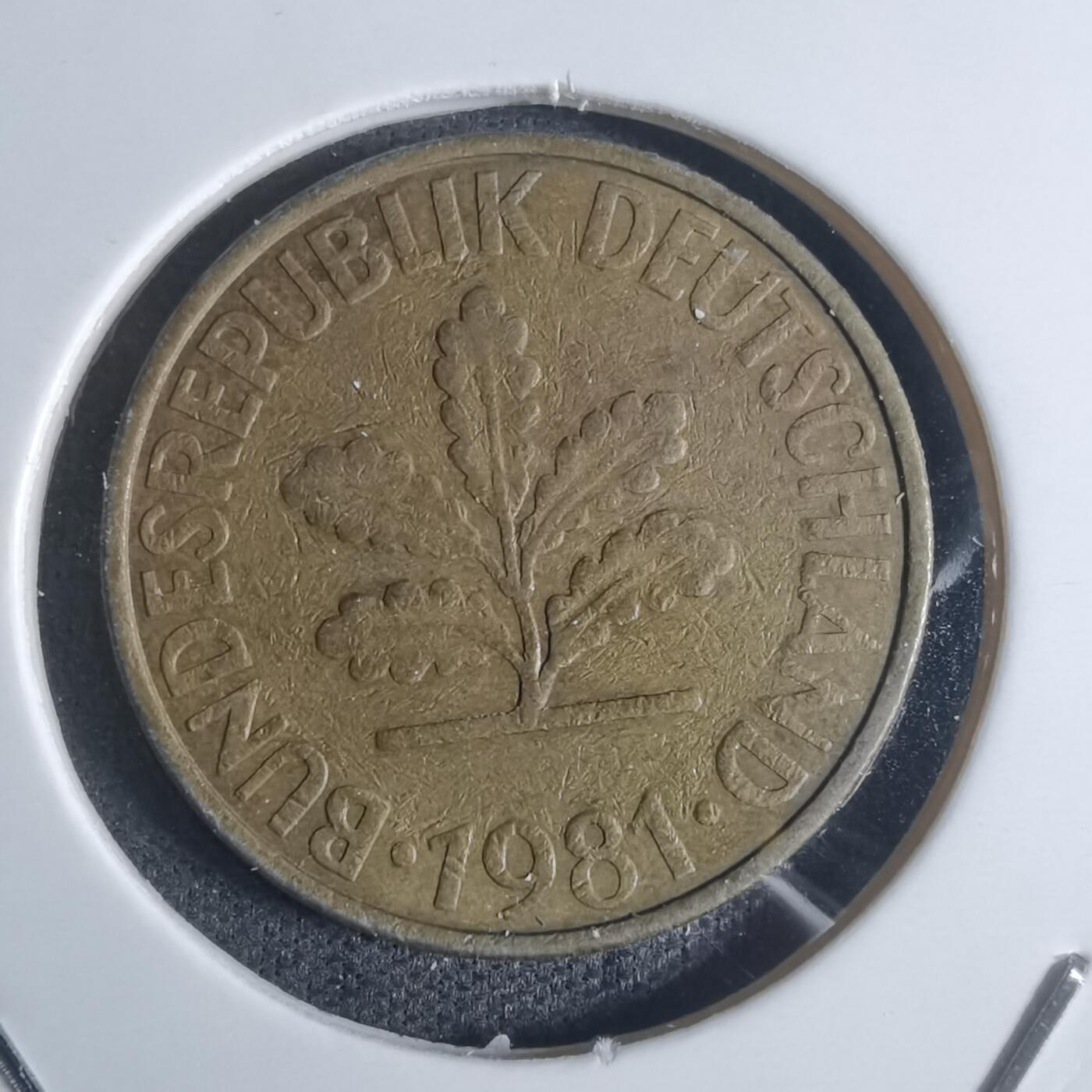 沼泽如烟--第920场 德国1981年10芬尼