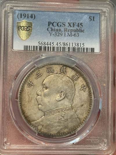 币然PCGS机制币专场第三场 - PCGS XF45原味o版无o