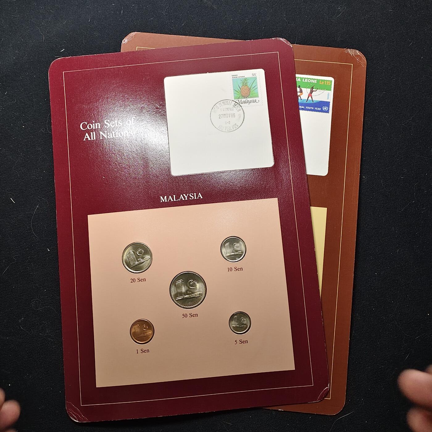 【全场包邮】纯粹捡漏拍482场（免费代拍第19场）-币封+套装+富兰克林（注意佣金） 【富兰克林·世界各国硬币系列邮币卡】塞拉利昂共和国+马来西亚联邦