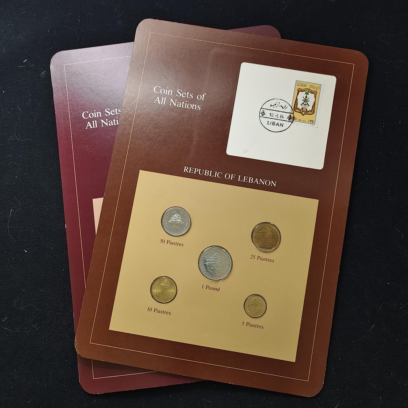 【全场包邮】纯粹捡漏拍482场（免费代拍第19场）-币封+套装+富兰克林（注意佣金） 【富兰克林·世界各国硬币系列邮币卡】黎巴嫩共和国+马来西亚联邦