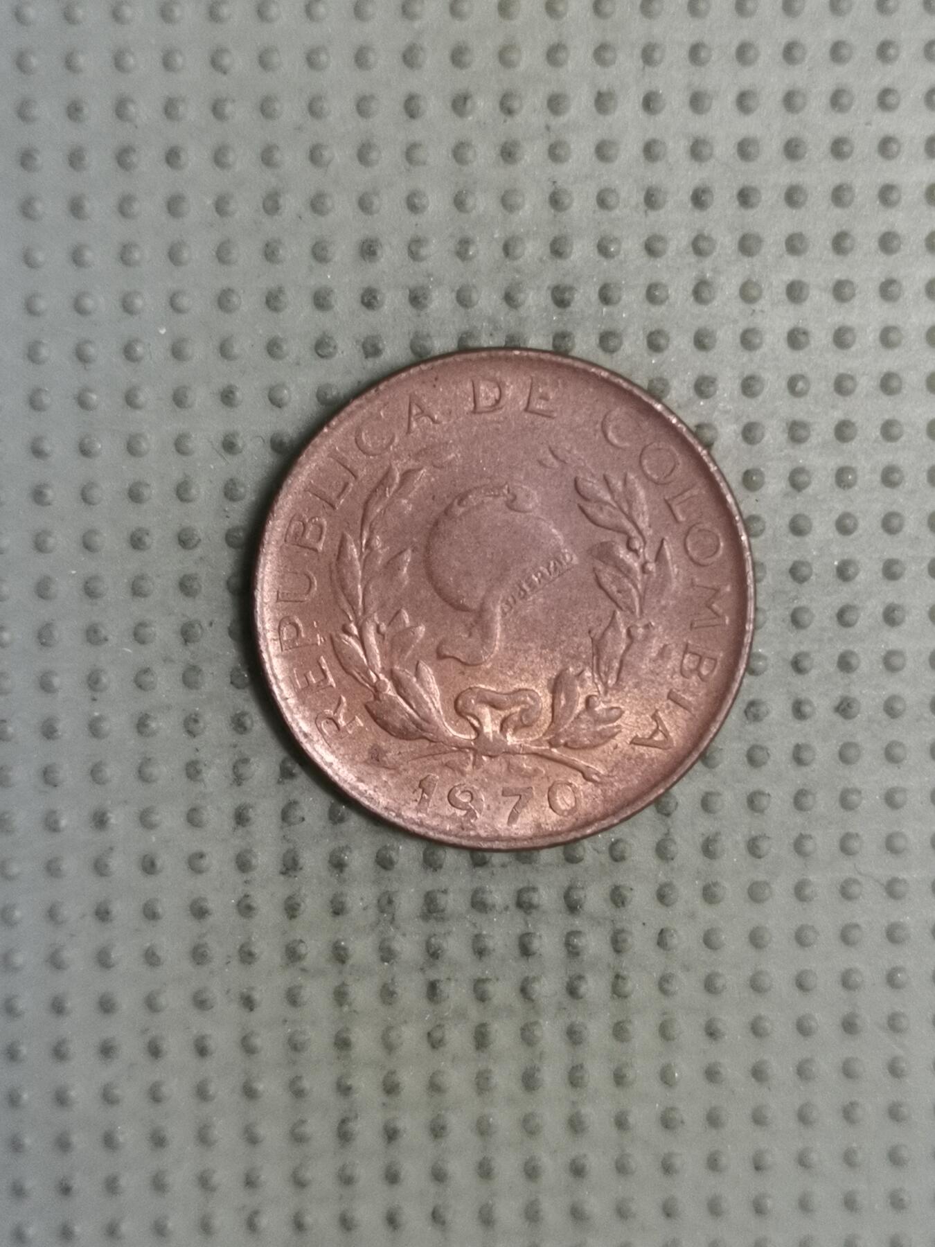 2025年第127场各国散币拍卖（总第127场） 哥伦比亚1970年5分