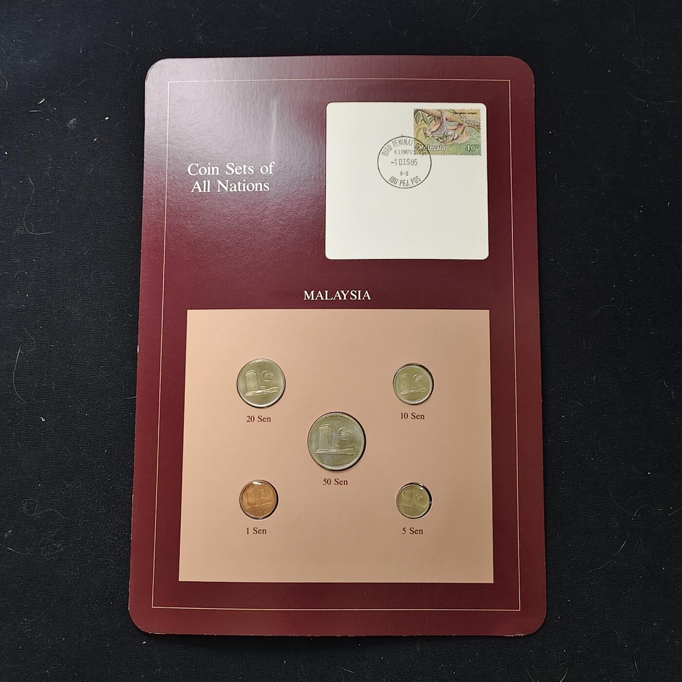 【全场包邮】纯粹捡漏拍482场（免费代拍第19场）-币封+套装+富兰克林（注意佣金） 【富兰克林·世界各国硬币系列邮币卡】黎巴嫩共和国+马来西亚联邦