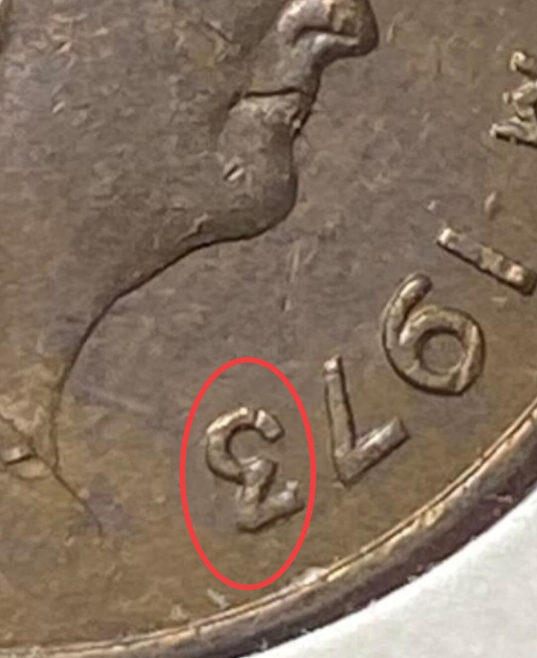 2025年第一百三十三场(总第一百五十九场）外国好品纸夹散币场(免佣金) 墨西哥🇲🇽1973年5分(多明戈斯第五版，Flat top 3–平头3版)