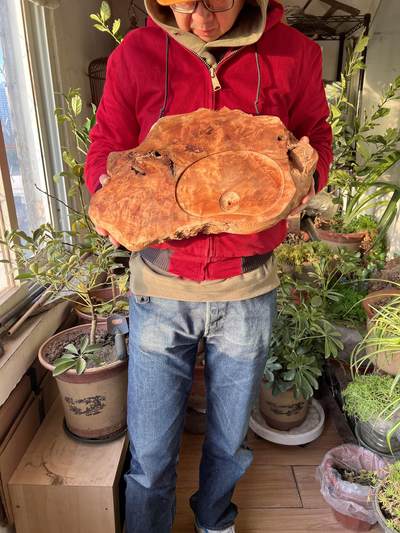 零元拍：香杉木老根榴茶盘，尺寸约：390/340/35MM，满花，药香满鼻，因为没有上漆，干燥天气可能会产生裂纹，属于正常现象 - 零元拍：香杉木老根榴茶盘，尺寸约：390/340/35MM，满花，药香满鼻，因为没有上漆，干燥天气可能会产生裂纹，属于正常现象