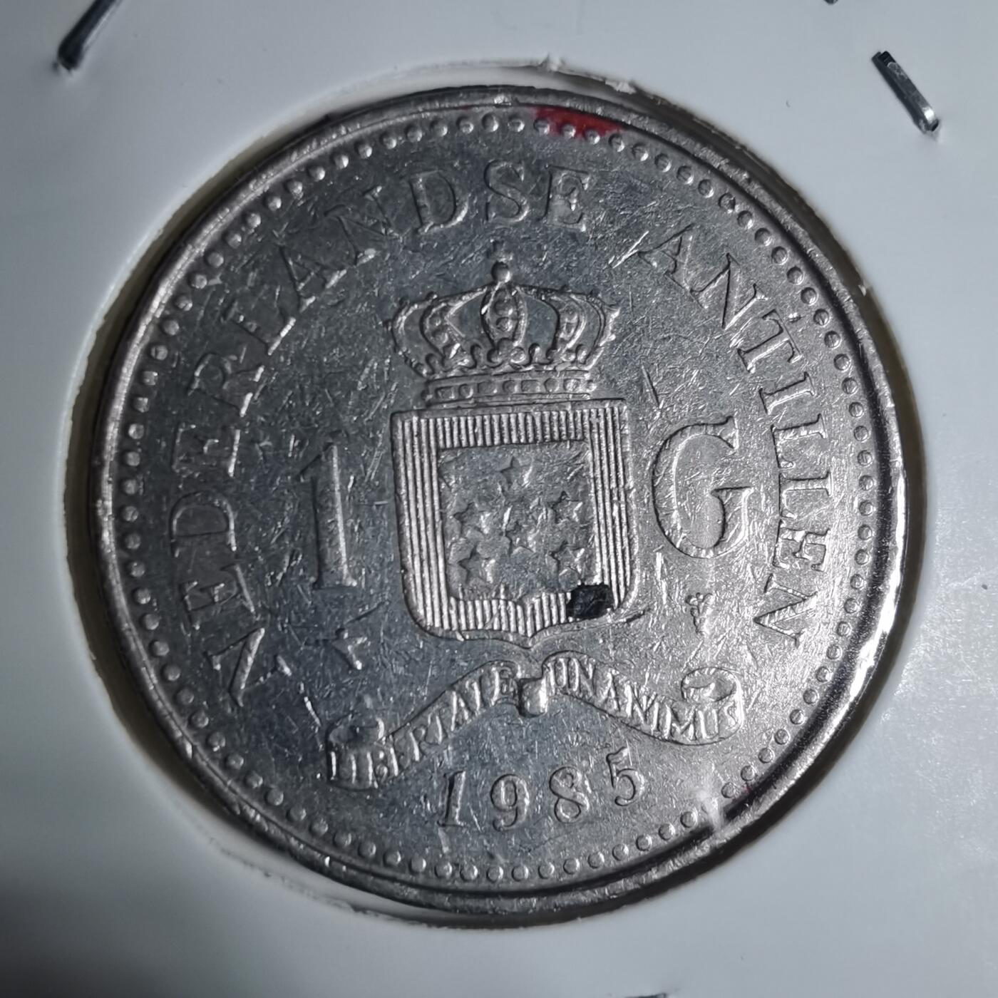 沼泽如烟--第920场 荷属安的列斯1985年1盾