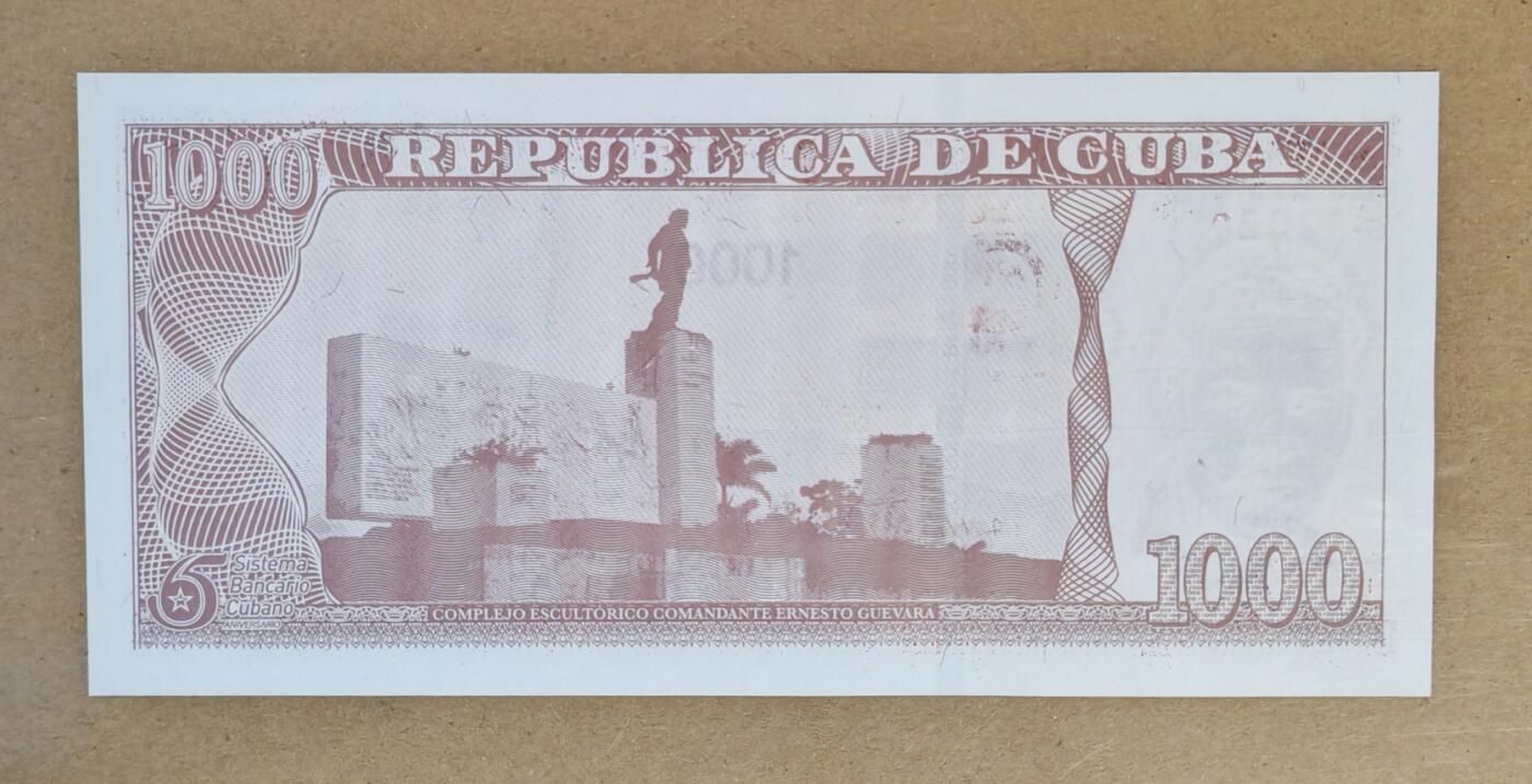 【礼羽收藏】🌏世界钱币拍卖第114期 （最新）美洲 古巴 银行体系成立65周年 纪念钞 无47号码