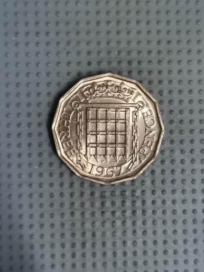 2025年第131场各国散币拍卖（总第131场） - 英国1967年3便士